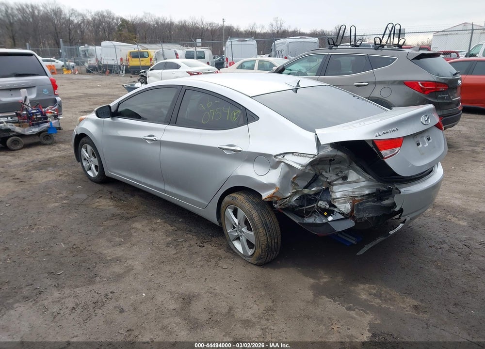2012 HYUNDAI ELANTRA GLS (ULSAN PLANT) VIN: KMHDH4AE4CU394655