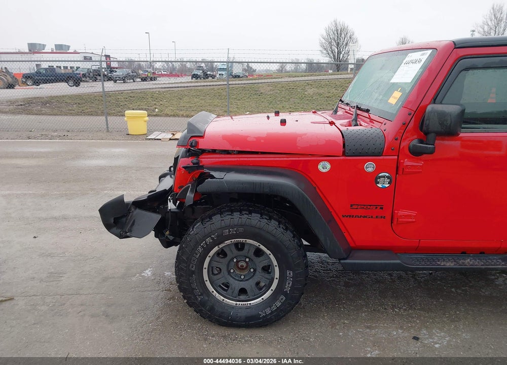 2013 JEEP WRANGLER SPORT VIN: 1C4AJWAG2DL684392