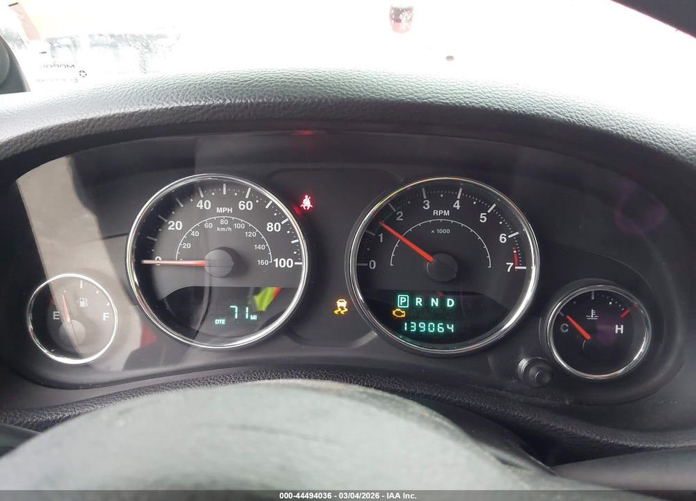 2013 JEEP WRANGLER SPORT VIN: 1C4AJWAG2DL684392