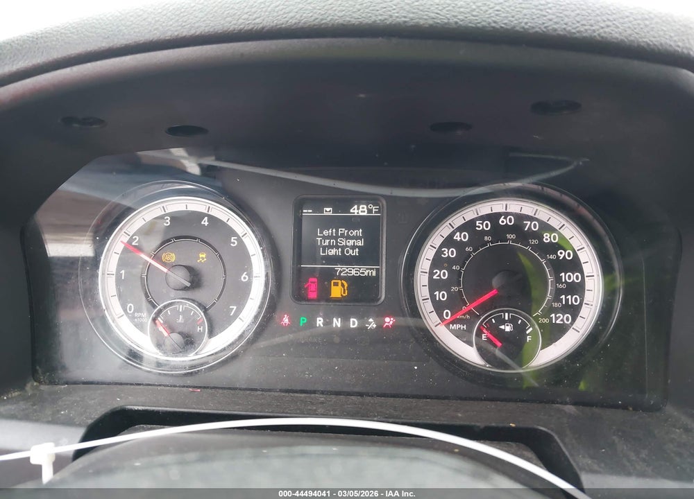 2022 RAM 1500 CLASSIC WARLOCK  4X4 6'4 BOX VIN: 1C6RR7GGXNS190739