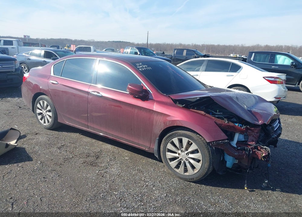2014 HONDA ACCORD EX-L V-6 VIN: 1HGCR3F83EA035474