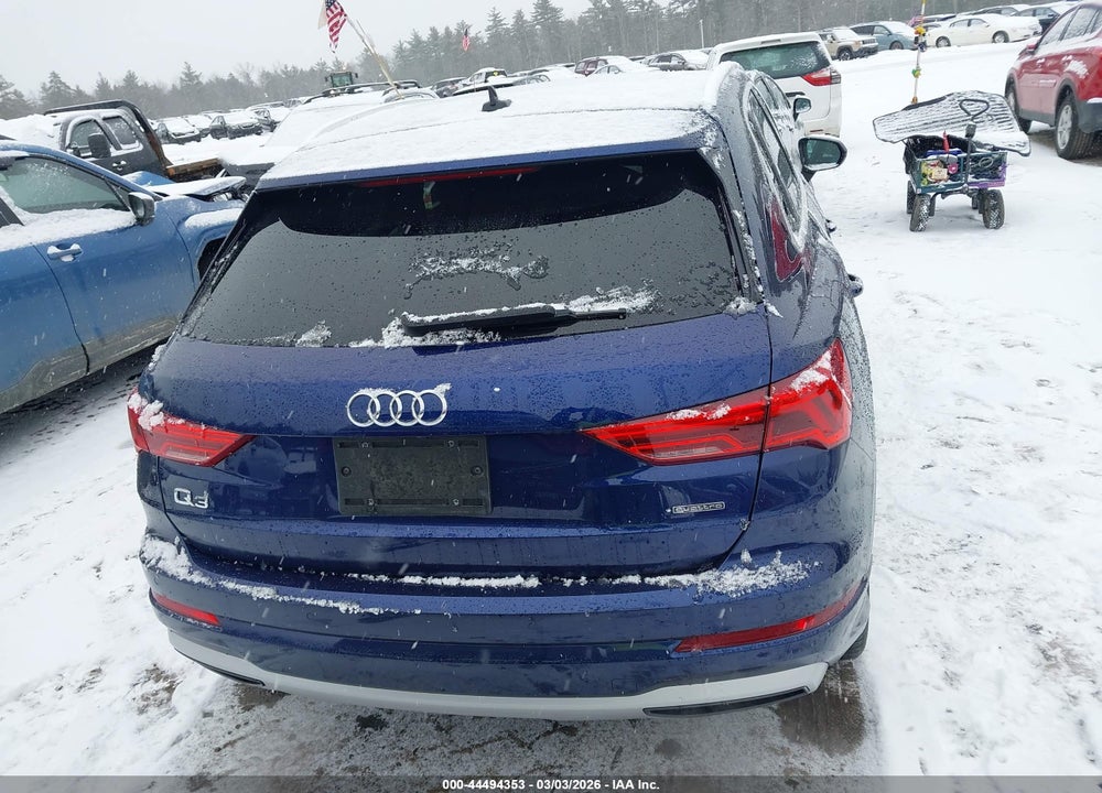 2022 AUDI Q3 PREMIUM 40 TFSI QUATTRO TIPTRONIC VIN: WA1AUCF33N1001537