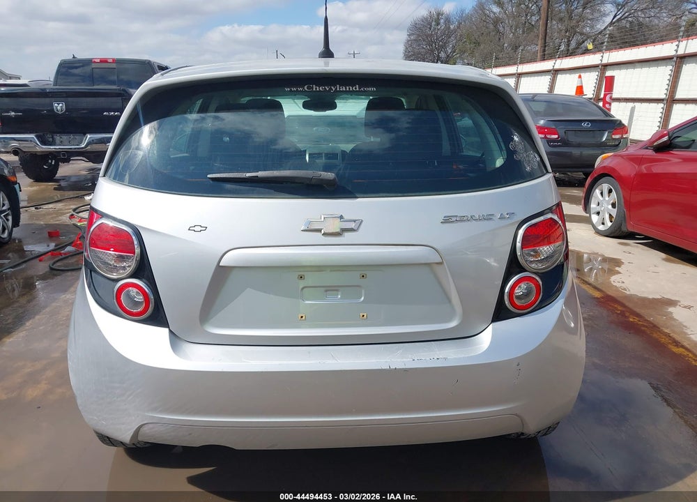 2012 CHEVROLET SONIC 2LT VIN: 1G1JC6SH8C4145567