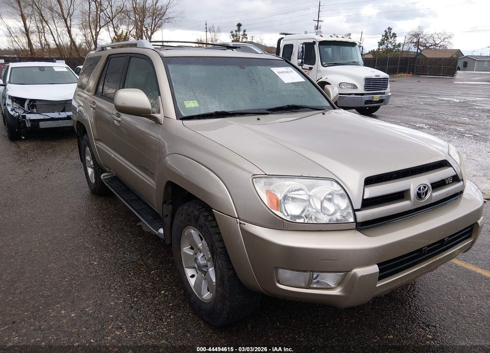 2003 TOYOTA 4RUNNER LIMITED V8 VIN: JTEBT17R538008249