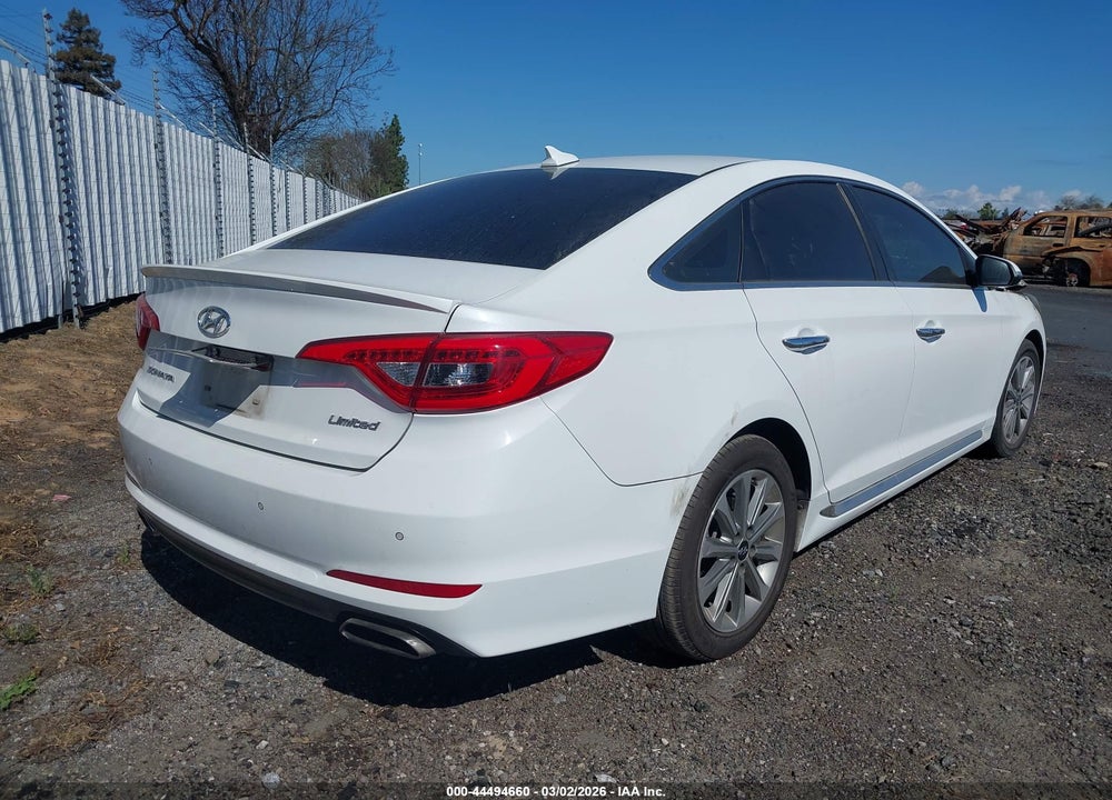 2017 HYUNDAI SONATA LIMITED VIN: 5NPE34AF4HH453933
