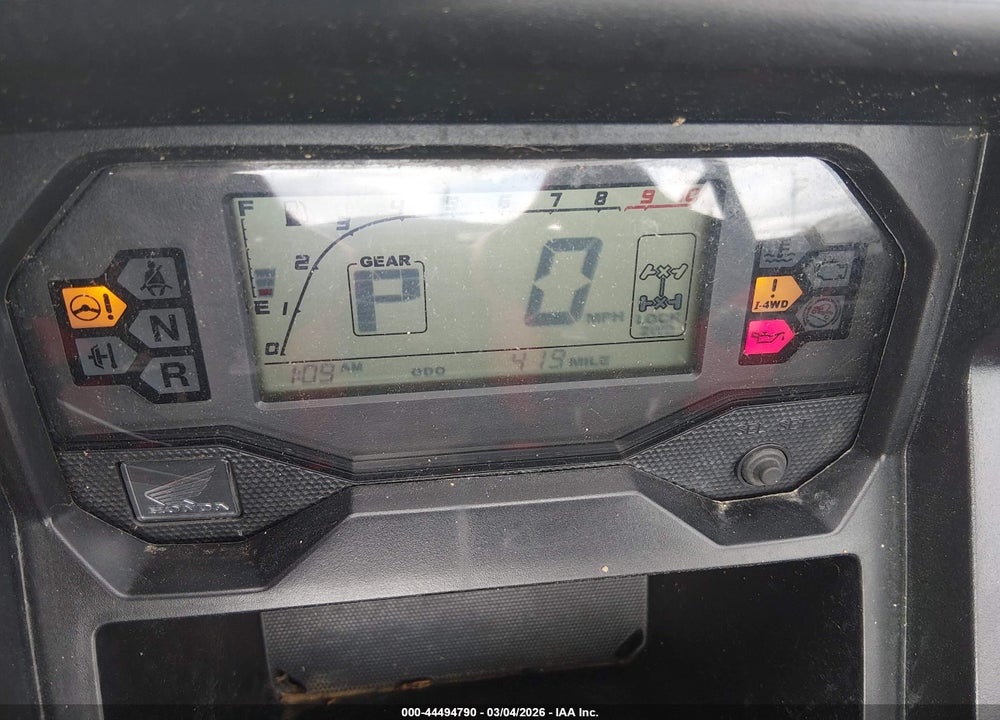 2019 HONDA SXS1000 S2R VIN: 1HFVE0546K4003599