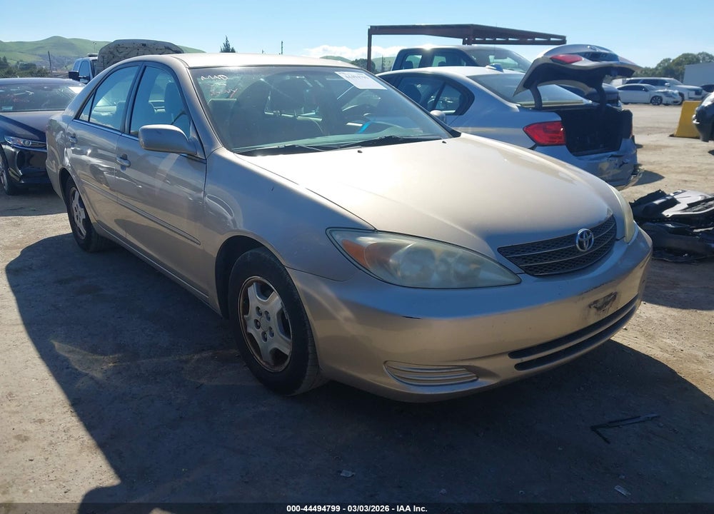 2002 TOYOTA CAMRY LE V6 VIN: 4T1BF30K12U024907