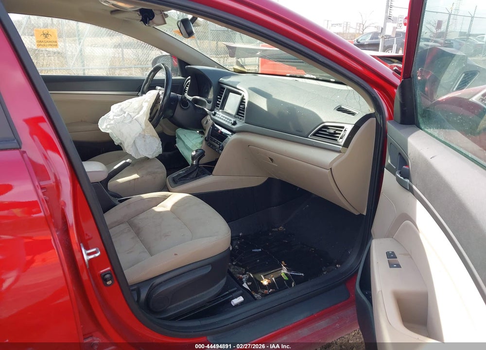 2018 HYUNDAI ELANTRA VALUE EDITION VIN: KMHD84LF4JU495150