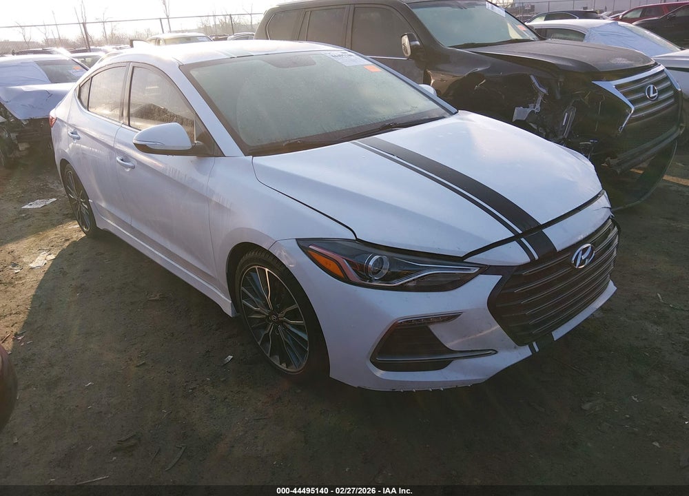 2018 HYUNDAI ELANTRA SPORT VIN: KMHD04LB7JU534799
