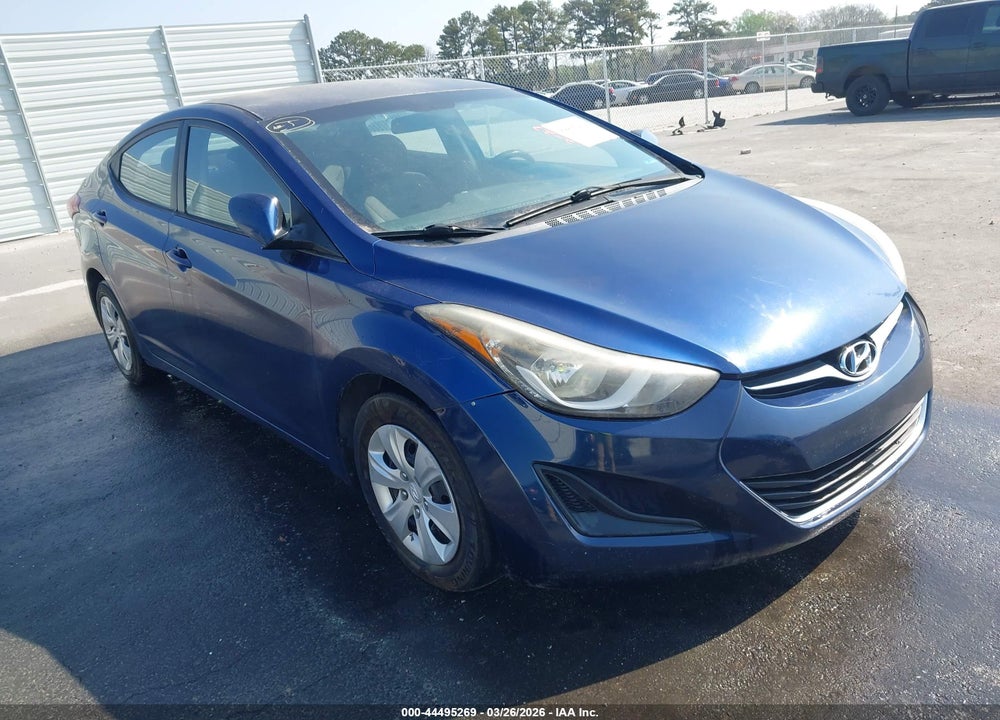 2016 HYUNDAI ELANTRA SE VIN: 5NPDH4AEXGH731477