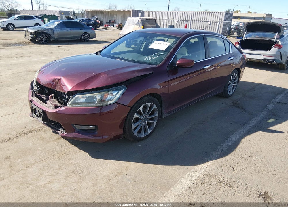 2014 HONDA ACCORD SPORT VIN: 1HGCR2F58EA014622