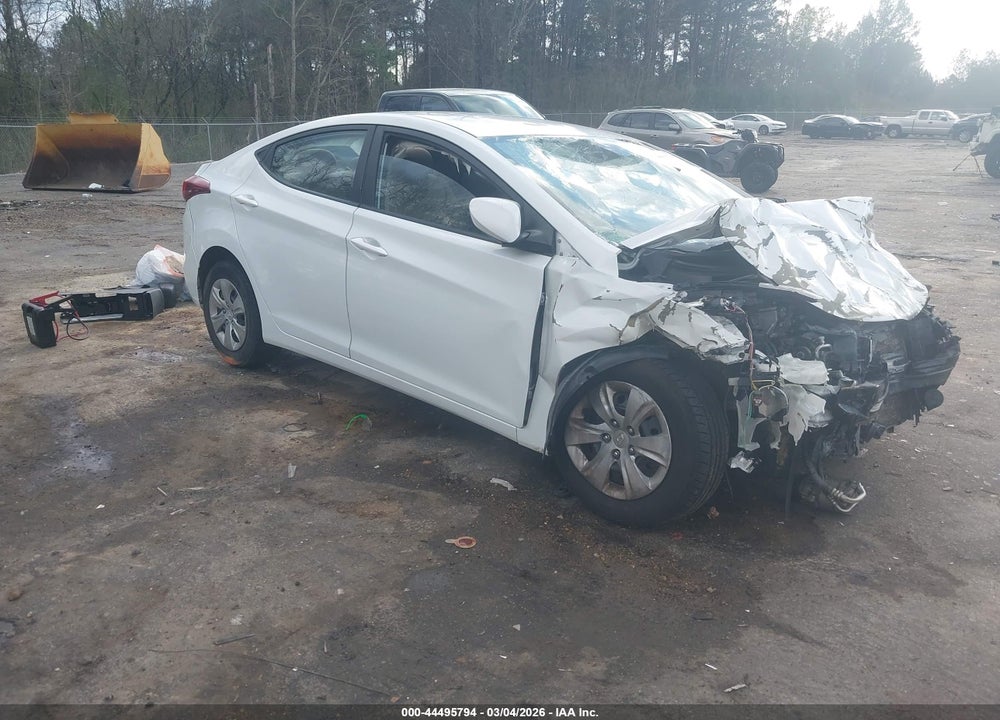 2016 HYUNDAI ELANTRA SE VIN: 5NPDH4AE9GH771386