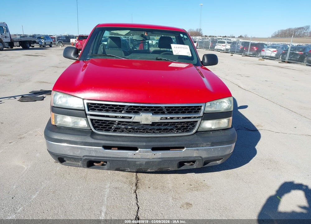 2006 CHEVROLET SILVERADO 1500 WORK TRUCK VIN: 3GCEC14V96G152288