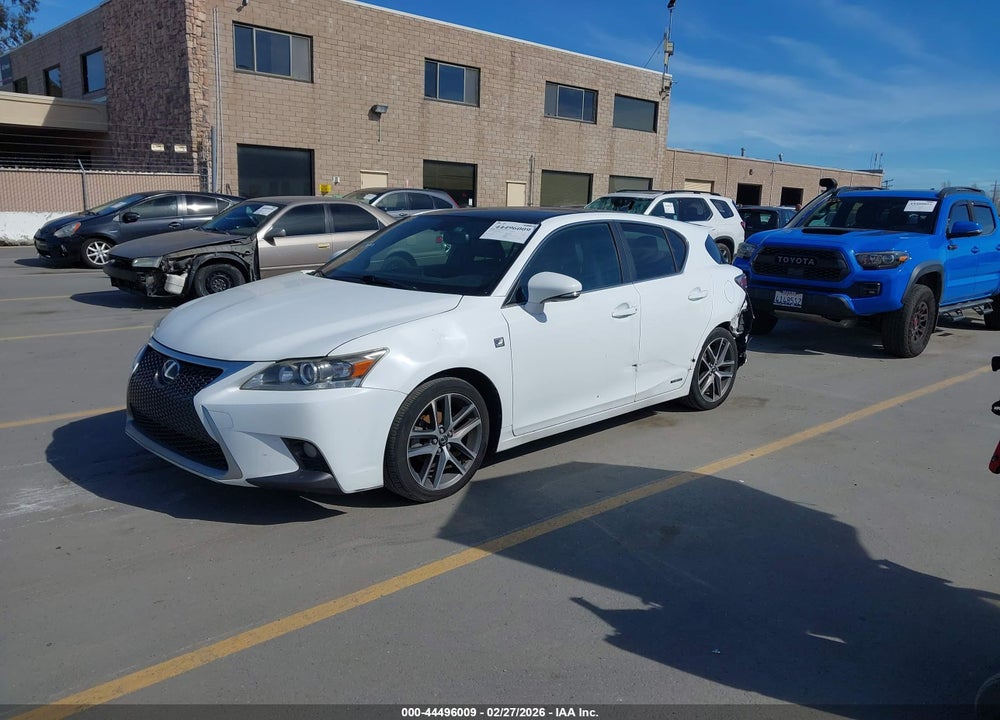 2015 LEXUS CT 200H VIN: JTHKD5BH0F2250718