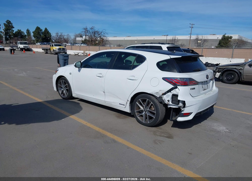 2015 LEXUS CT 200H VIN: JTHKD5BH0F2250718