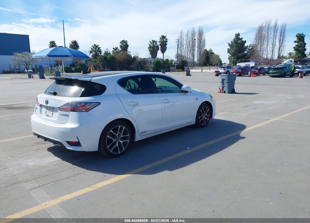 2015 LEXUS CT 200H VIN: JTHKD5BH0F2250718