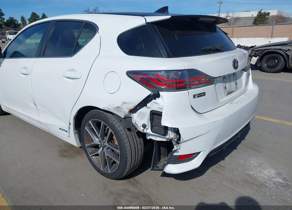 2015 LEXUS CT 200H VIN: JTHKD5BH0F2250718