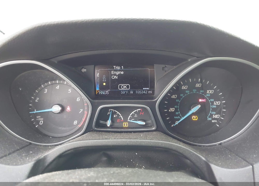 2013 FORD FOCUS TITANIUM VIN: 1FADP3N2XDL363411