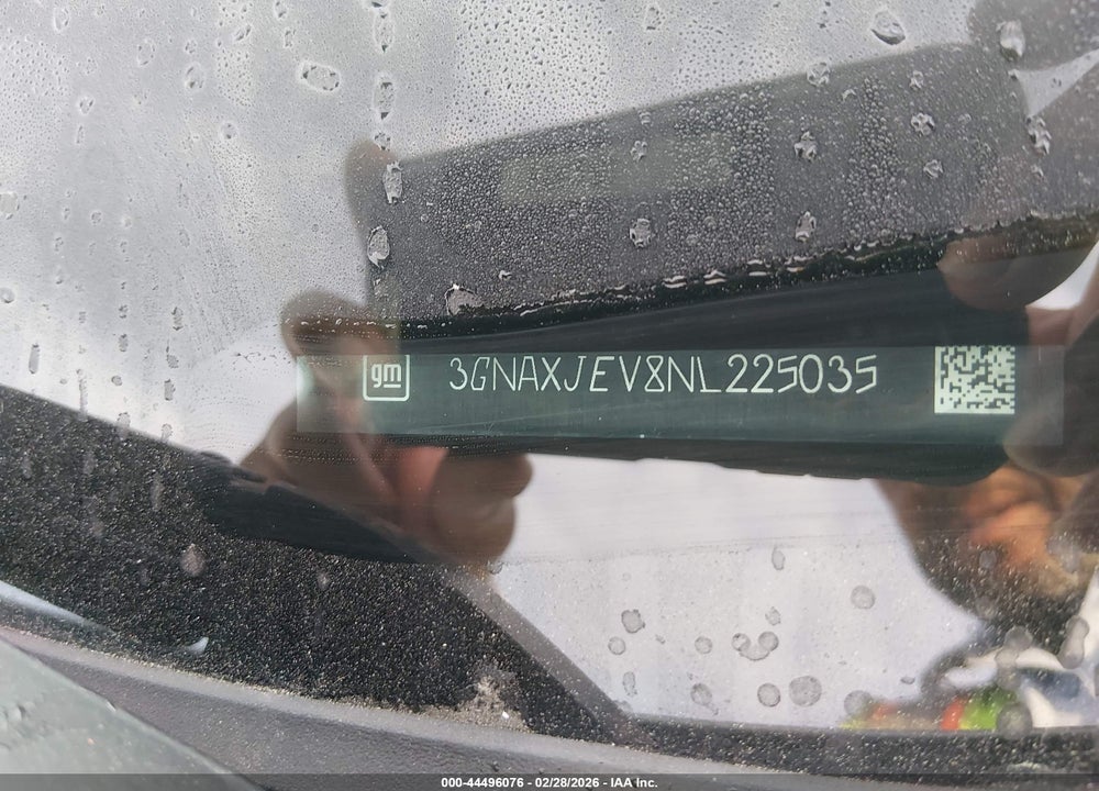 2022 CHEVROLET EQUINOX FWD 2FL VIN: 3GNAXJEV8NL225035