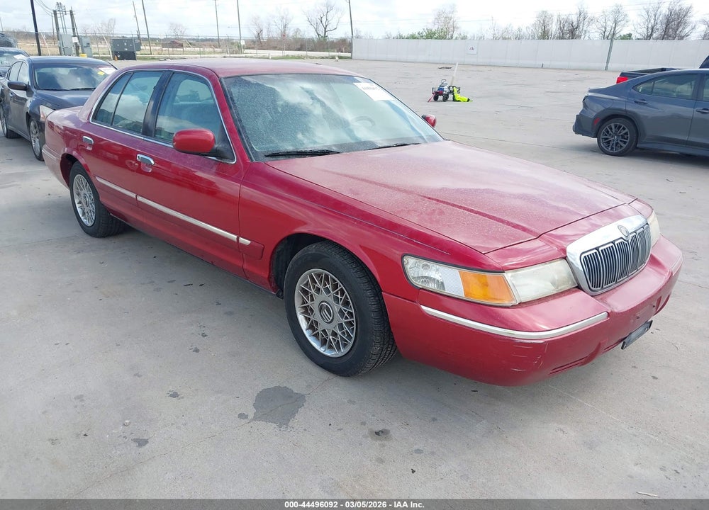 1999 MERCURY GRAND MARQUIS GS VIN: 2MEFM74W7XX612907