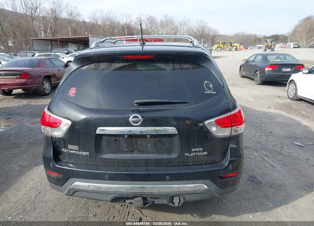 2016 NISSAN PATHFINDER PLATINUM VIN: 5N1AR2MM1GC671068