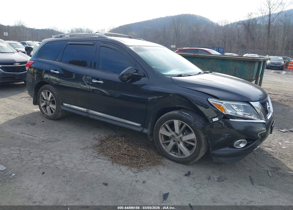 2016 NISSAN PATHFINDER PLATINUM VIN: 5N1AR2MM1GC671068