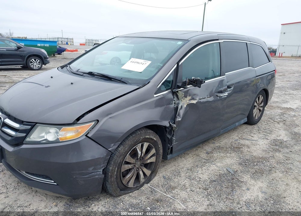 2017 HONDA ODYSSEY EX-L VIN: 5FNRL5H61HB010313