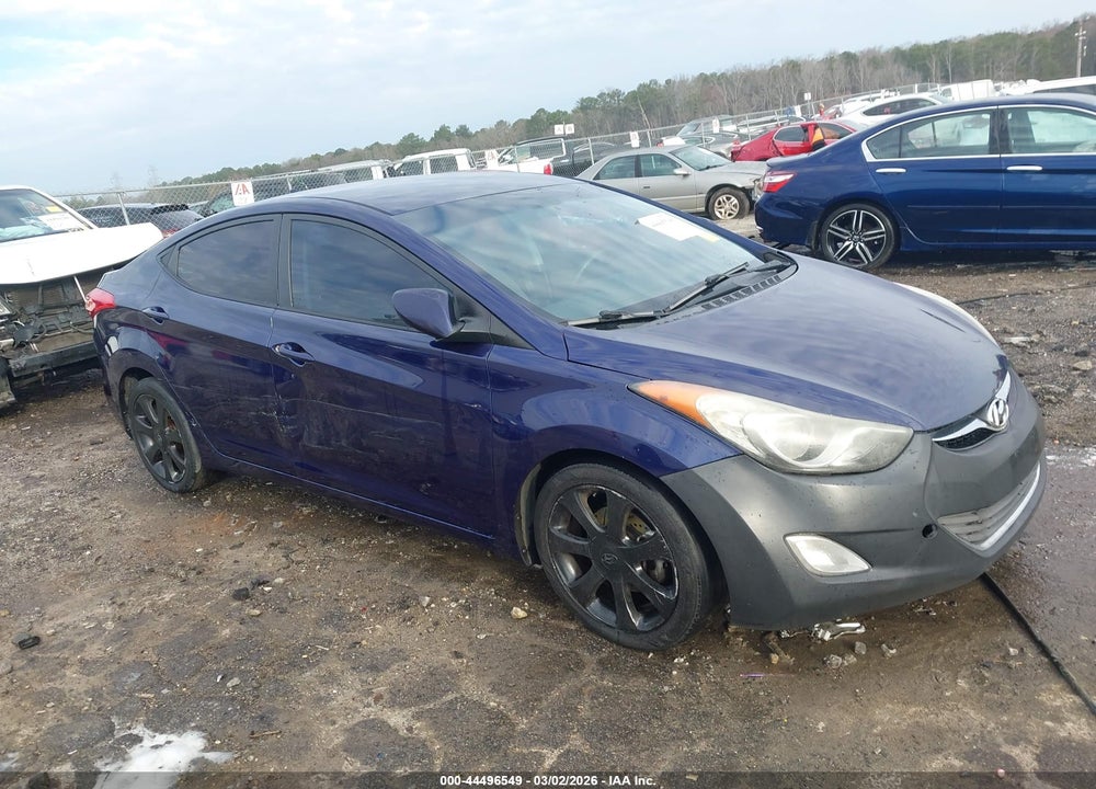2013 HYUNDAI ELANTRA GLS VIN: 5NPDH4AE3DH440721