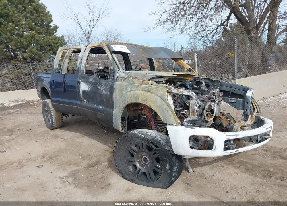 2012 FORD F-250 LARIAT VIN: 1FT7W2BT9CEC91136