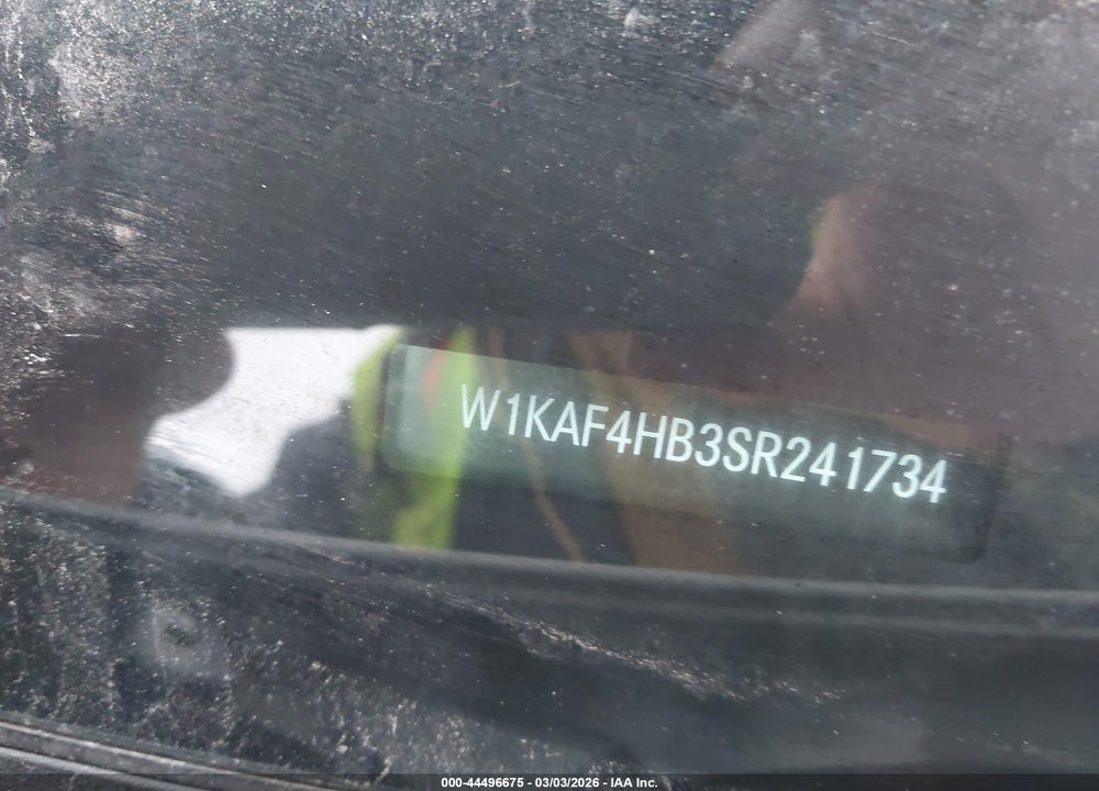 2025 MERCEDES-BENZ C 300 VIN: W1KAF4HB3SR241734