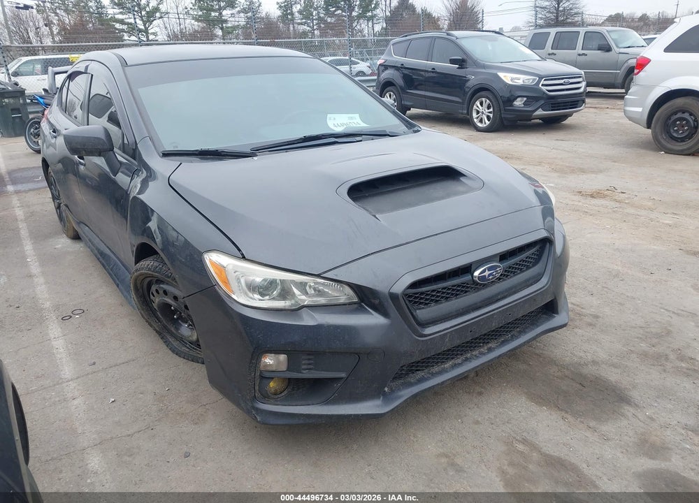 2016 SUBARU WRX VIN: JF1VA1B67G9816516