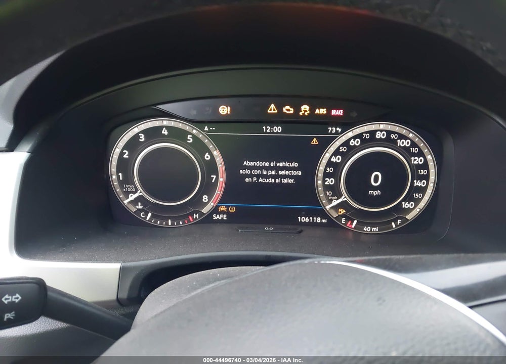 2019 VOLKSWAGEN ATLAS 3.6L V6 SEL PREMIUM VIN: 1V2NR2CA7KC533054