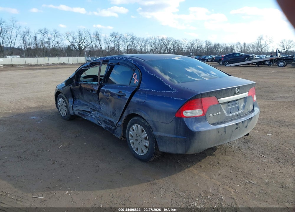 2010 HONDA CIVIC VP VIN: 2HGFA1F33AH522733