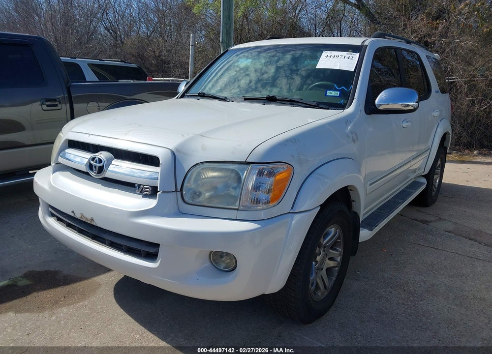 2007 TOYOTA SEQUOIA LIMITED V8 VIN: 5TDZT38A87S298205