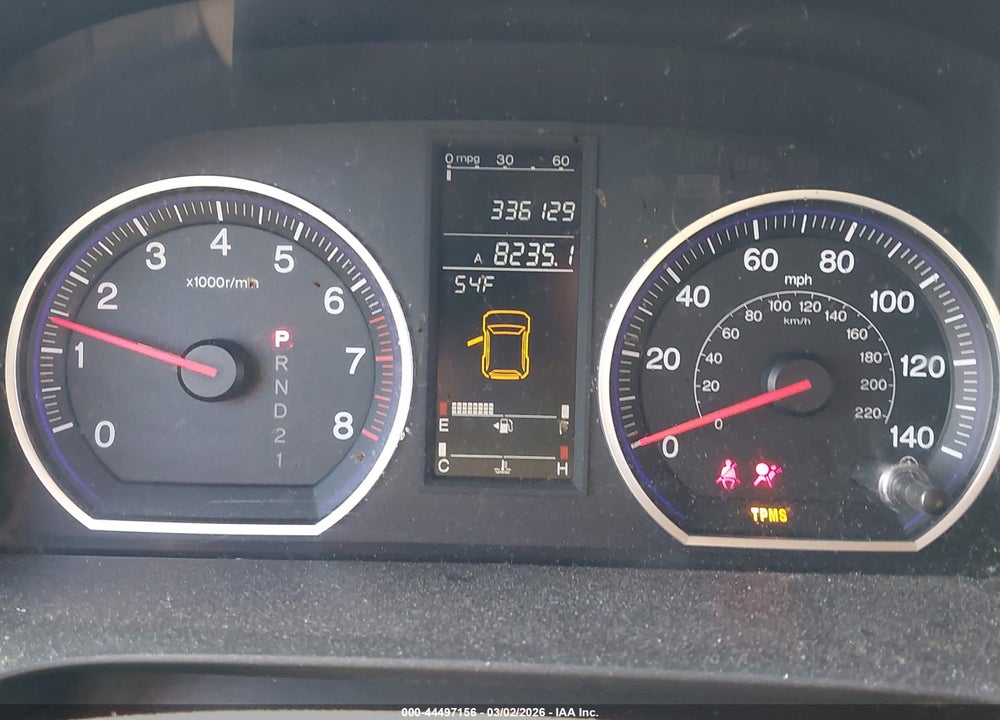 2009 HONDA CR-V EX-L VIN: 5J6RE38729L025256