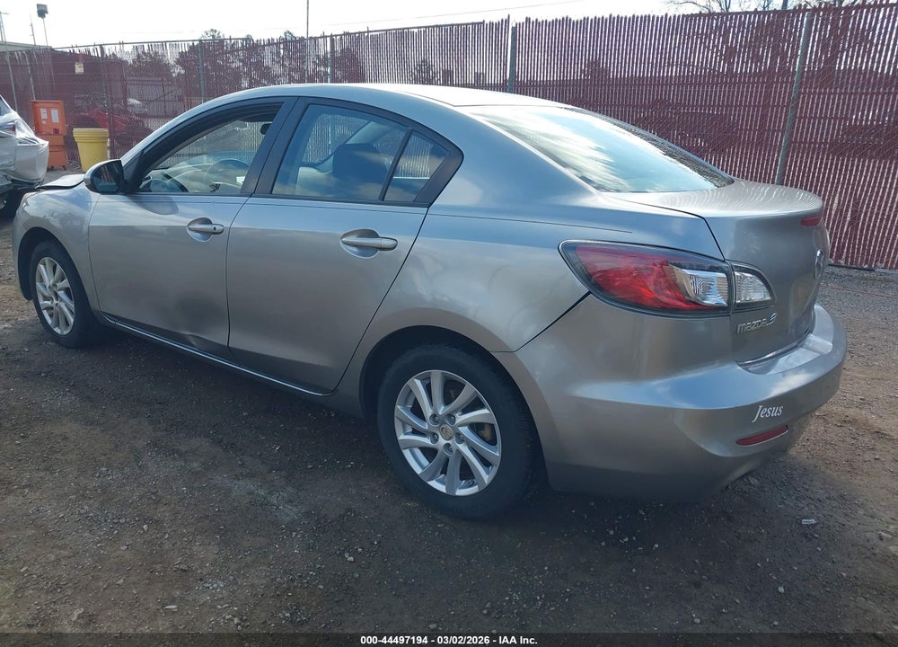 2012 MAZDA 3 I TOURING VIN: JM1BL1V76C1562477