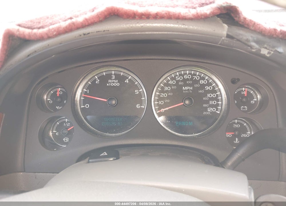 2007 CHEVROLET AVALANCHE 1500 LT VIN: 3GNEC12J97G104220
