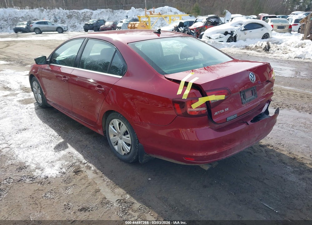 2017 VOLKSWAGEN JETTA 1.4T SE VIN: 3VWDB7AJ7HM222908