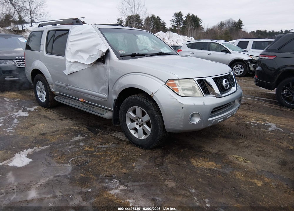 2011 NISSAN PATHFINDER SV VIN: 5N1AR1NB6BC600867