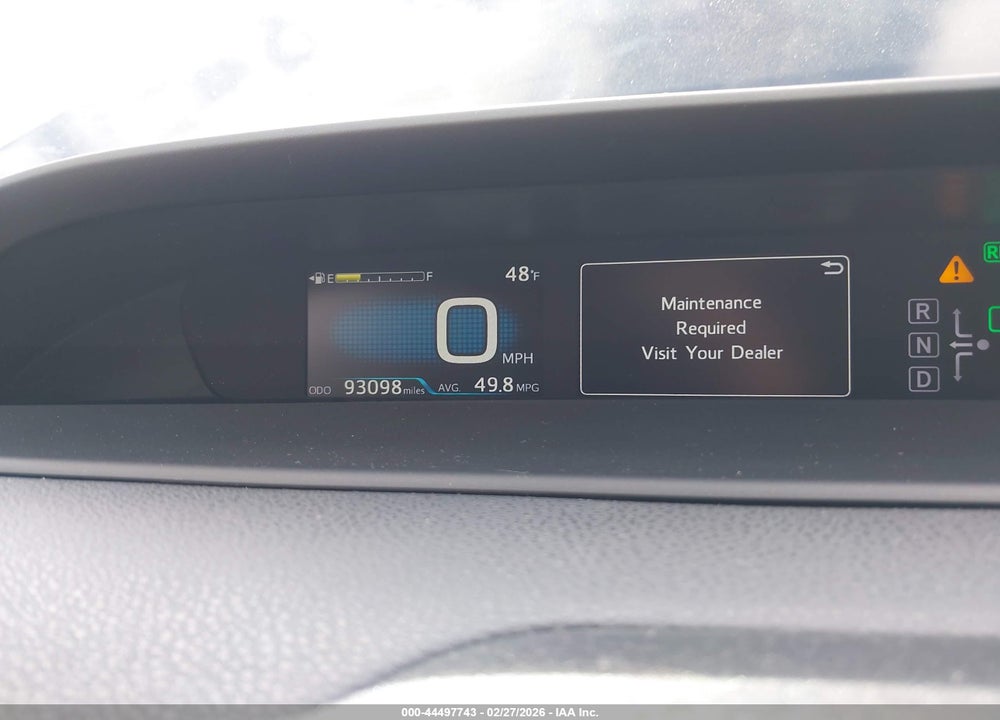 2018 TOYOTA PRIUS THREE TOURING VIN: JTDKARFU0J3059120