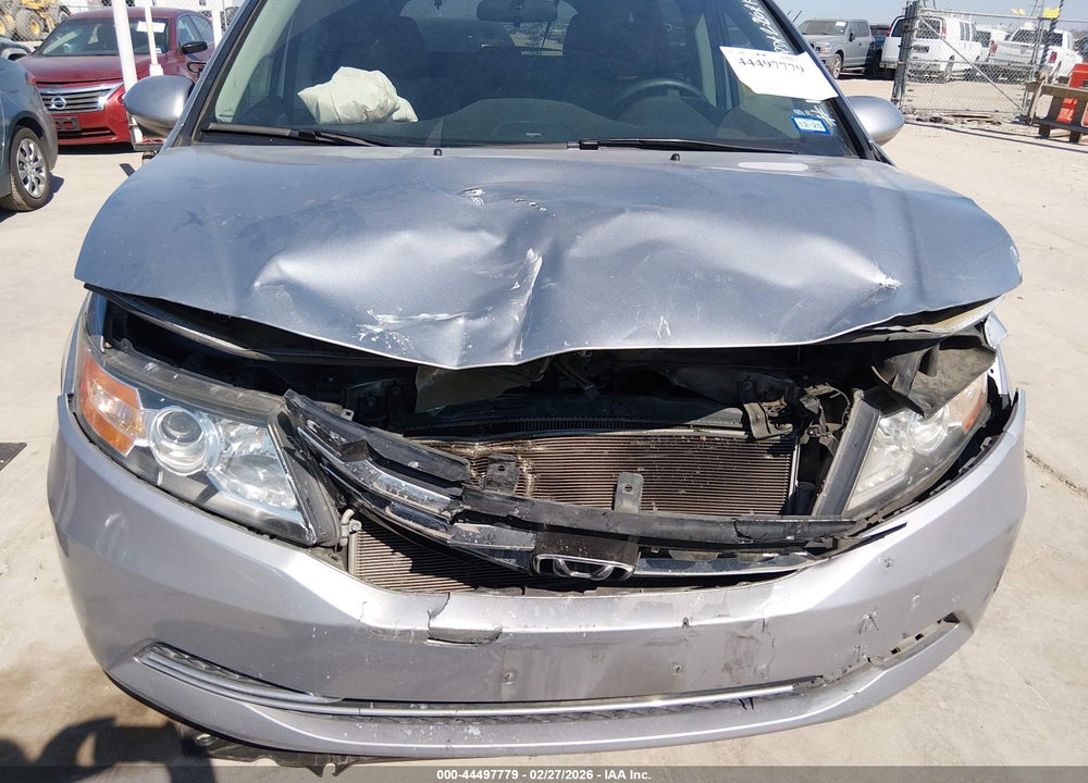 2016 HONDA ODYSSEY SE VIN: 5FNRL5H32GB029277