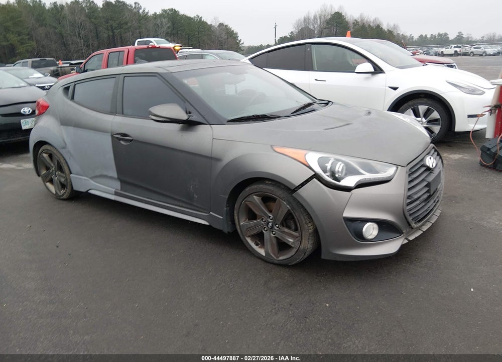2014 HYUNDAI VELOSTER TURBO W/BLACK VIN: KMHTC6AE4EU208072