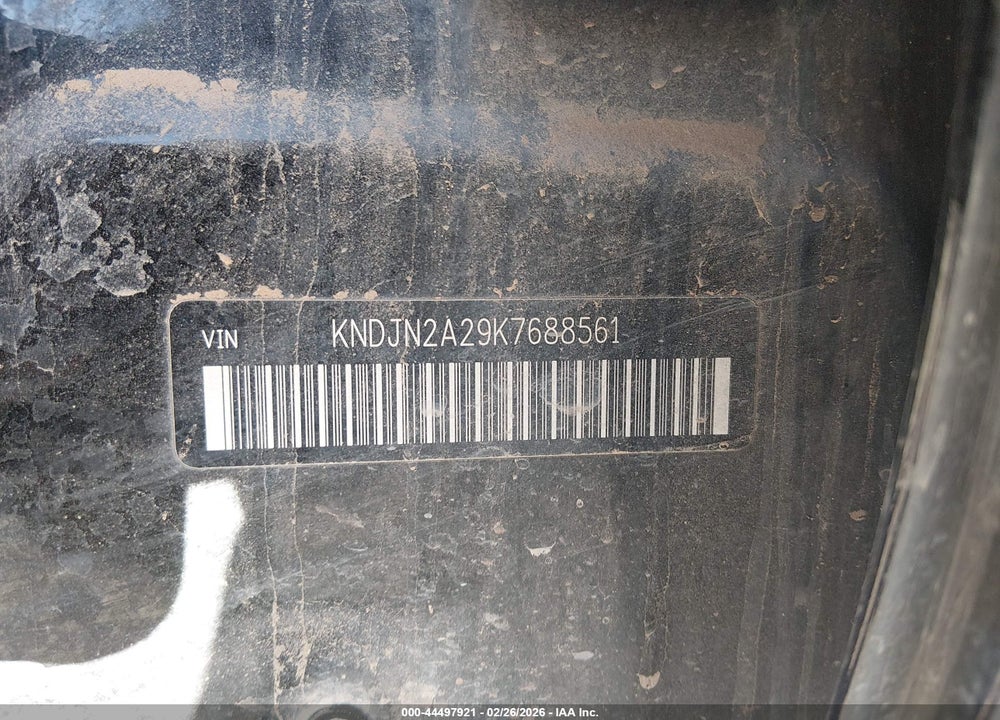 2019 KIA SOUL VIN: KNDJN2A29K7688561