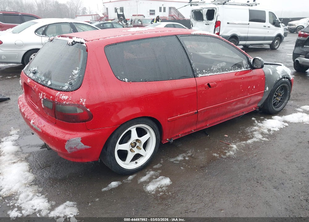 1992 HONDA CIVIC DX VIN: 2HGEH2358NH550018