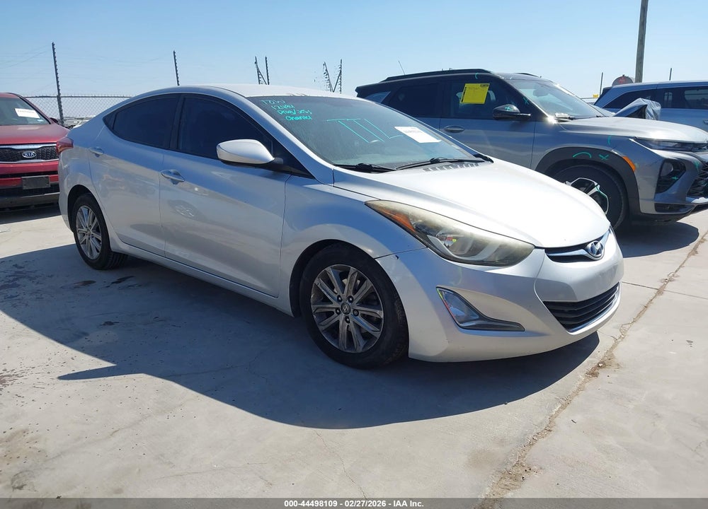2016 HYUNDAI ELANTRA SE VIN: 5NPDH4AE0GH713425