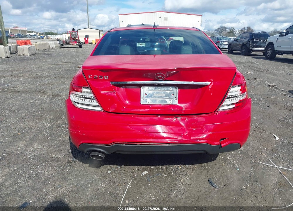 2014 MERCEDES-BENZ C 250 SPORT VIN: WDDGF4HB6EA955869