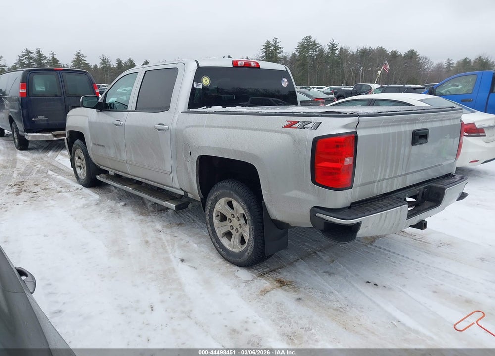 2018 CHEVROLET SILVERADO 1500 2LT VIN: 3GCUKREC3JG637917