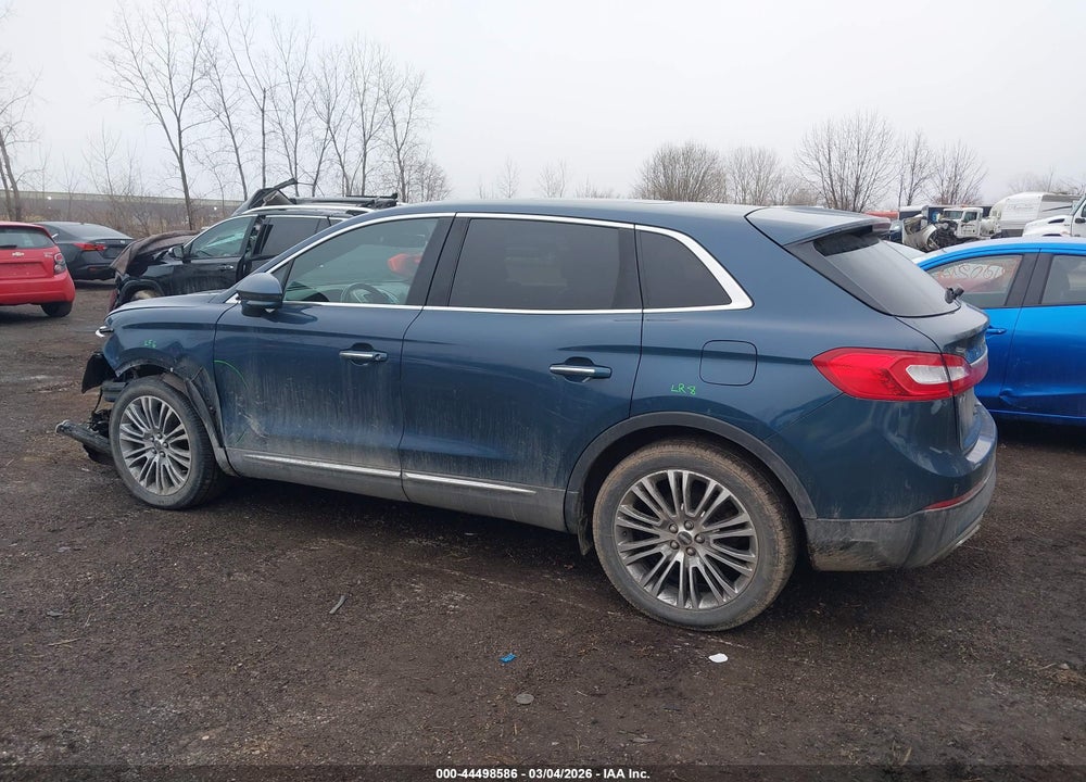 2016 LINCOLN MKX RESERVE VIN: 2LMTJ8LR7GBL32948
