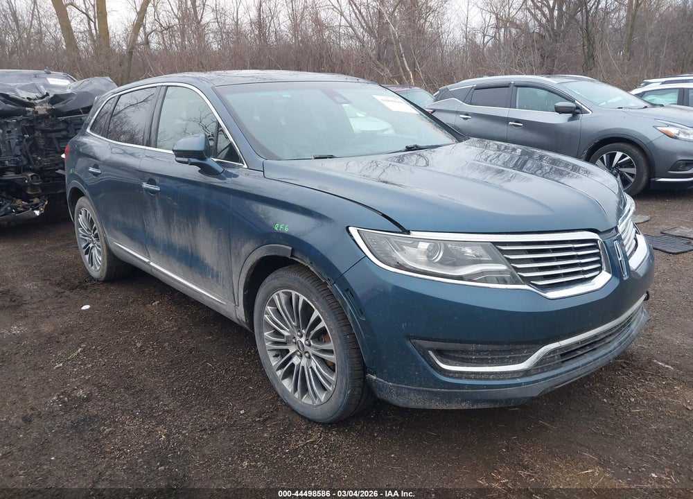 2016 LINCOLN MKX RESERVE VIN: 2LMTJ8LR7GBL32948
