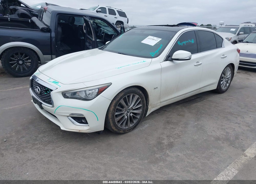 2018 INFINITI Q50 3.0T LUXE VIN: JN1EV7AR6JM436670